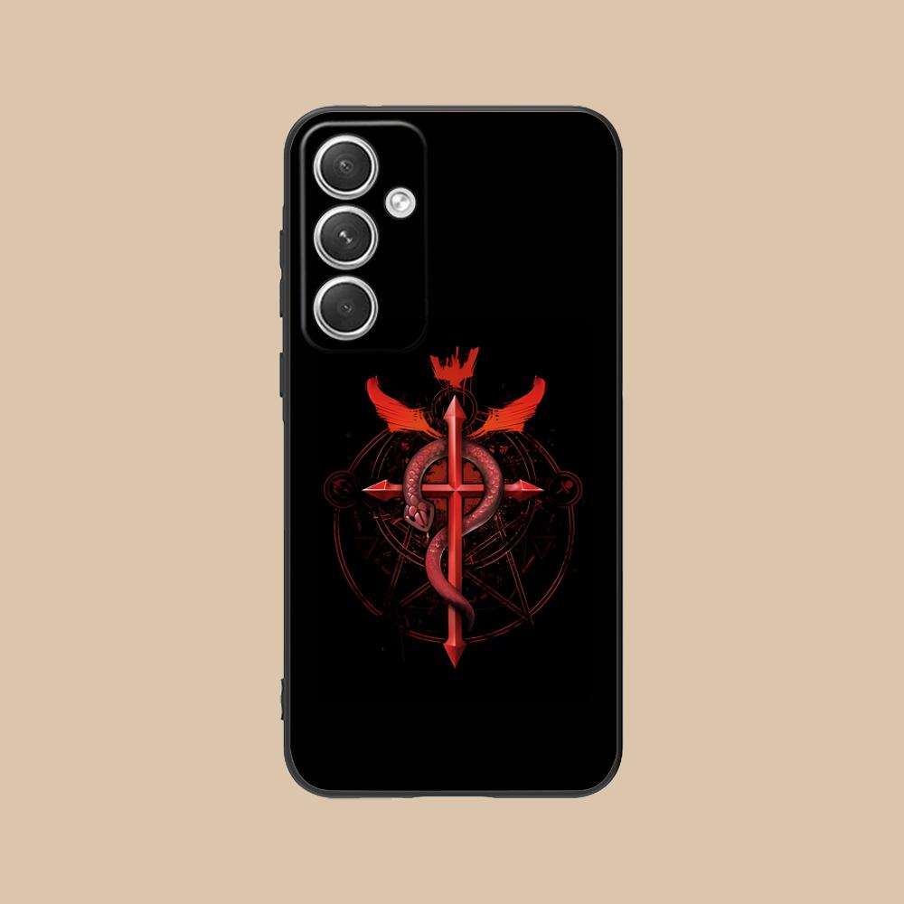 Custodia per Telefono Cellulare Fullmetal Alchemist per Samsung Galaxy S25 S24 S23 S22 S21 S20 Note20 Plus FE Ultra Stampa a Colori Cellulari