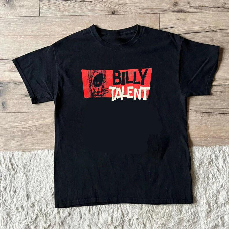Ремейк графической футболки Billy Talent, Черная футболка рок-группы 2000-х, Унисекс футболка XXL