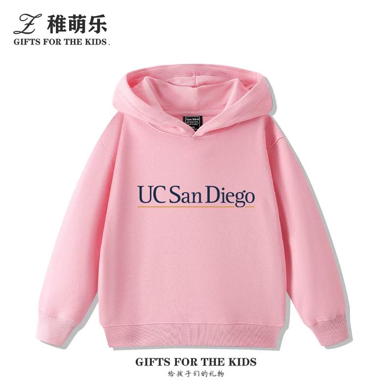 Fun UCSD (University of California, San Diego) Print Kids' Hoodie – Cute, Versatile Fall/Winter Pullover for Boys and Girls