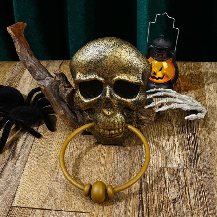 3D Skull Door Knocker Wall Hanging Decoration Gothic Skeletons Head Skull Art