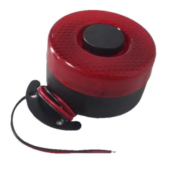 QT04 12V Reversing Buzzer with Red Light for Small Vehicles