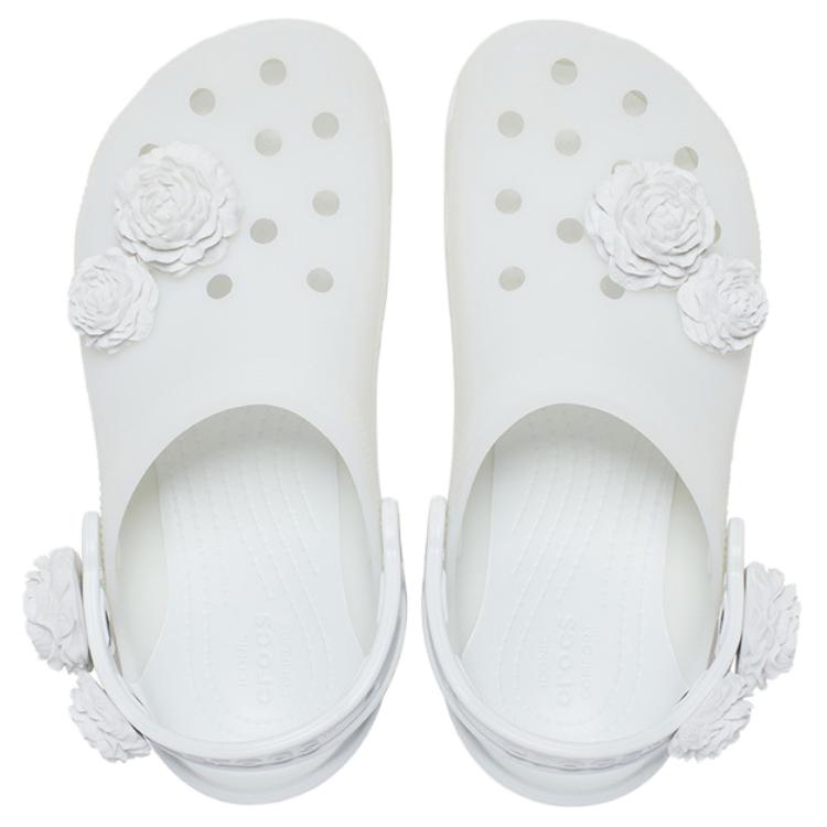 Crocs Fashionable Elegant Clogs Women Footwear White 211486-1NK
