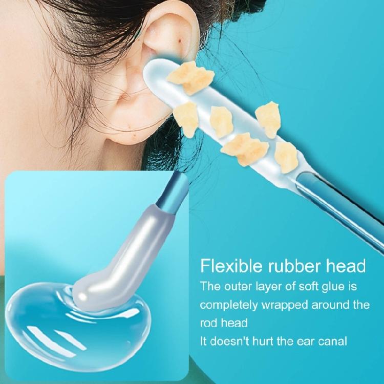 Family Ear Cleaning 20Pcs Disposable Soft Adhesive Ear Tools Safe for Kids and Elderly Ear Health Travel or Home oUse