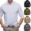 Sports Mens Shirts Long Sleeve T-Shirt Outdoor Hoodie Tops Casual Sweatshirts