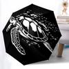 1pc Turtle Ocean Automatic Opening/Closing Umbrella with Operation & Windproof Canopy Yy260311039