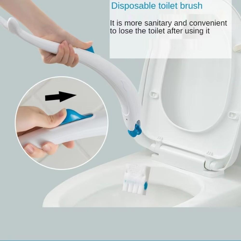 Plastic Toilet Brush Set Water Soluble Toilet Brush Holder Toilet Cleaning Brush  Restroom