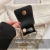 Korean Fashion Mini Crossbody Bags Simplicity PU Shoulder Bag Versatile Chain Handbag Women