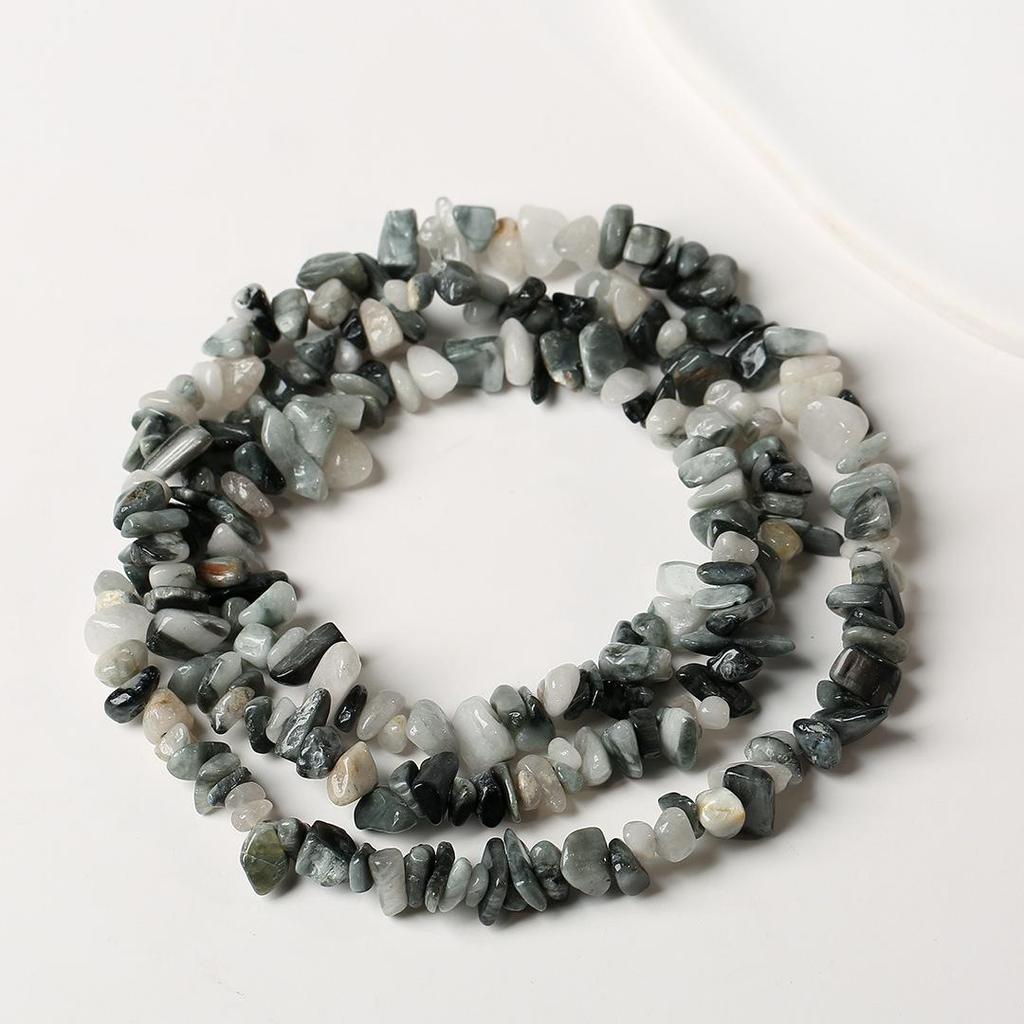 80cm Natürliche Amethyst Splitterkette - Poliert, Unregelmäßige Streifen für DIY Schmuck & Armbänder