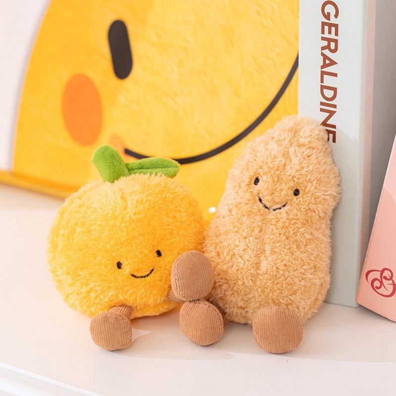 Cute cute little tomato doll plush toy vegetable fruit tomato doll children soothing doll