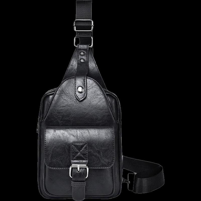 Мужская повседневная водонепроницаемая нагрудная сумка в ретро-стиле
