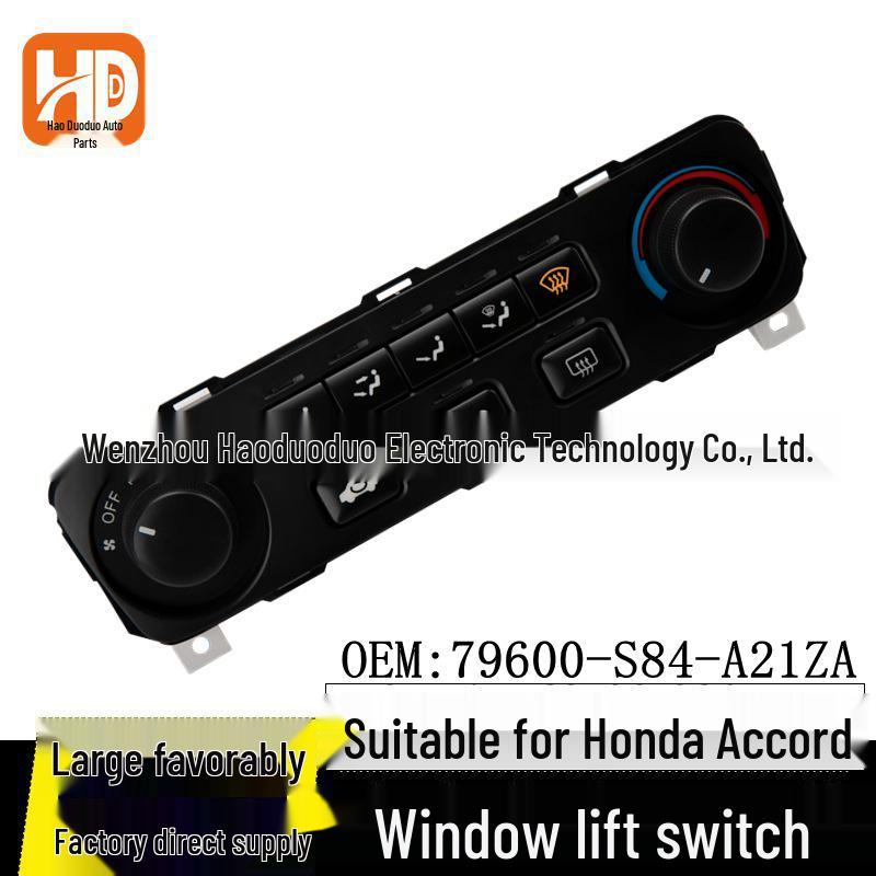 

79600-S84-A21ZA AC Climate Control Switch for 2001-2002 Honda Accord Electric