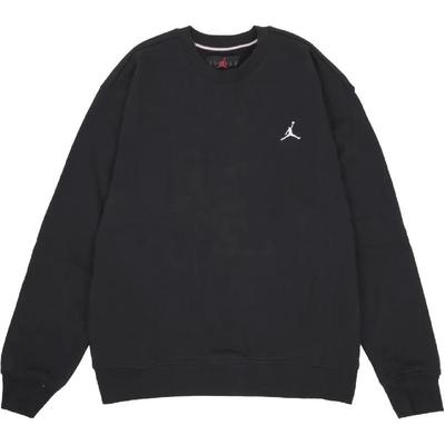 Solid Print Pattern Crew Neck Long Sleeve Sweatshirt Men Tops Black FQ1865-010