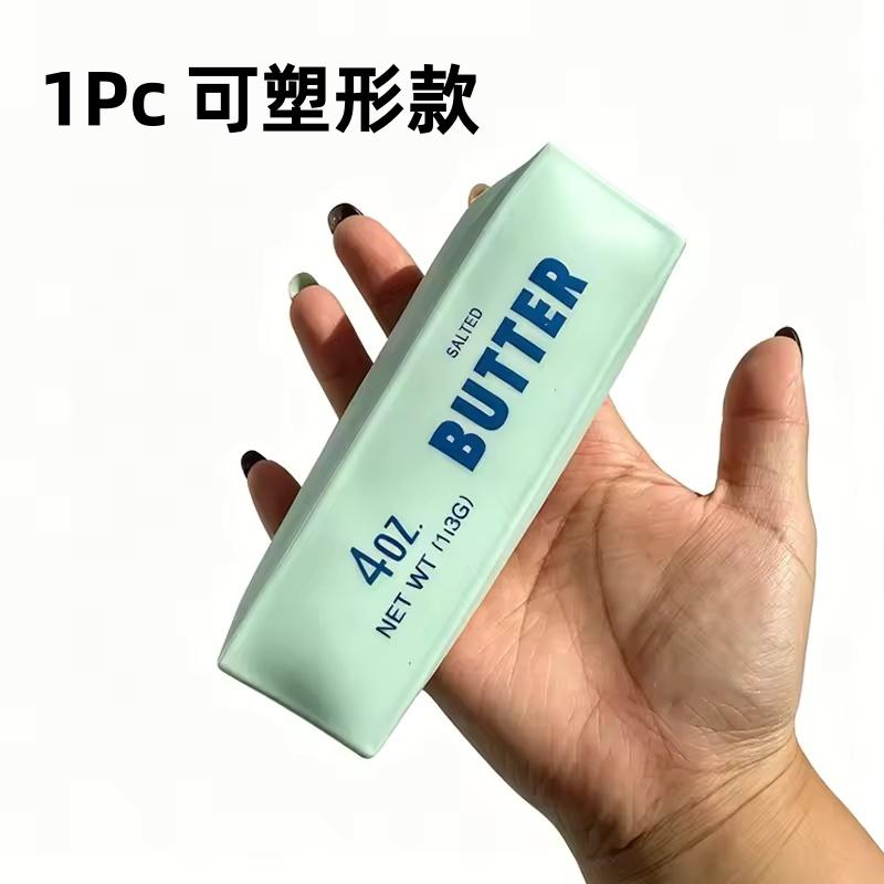 Butter Stick Squishy Stress Ball Fidget Toy Crunchy Squeeze Toy Round Blocks Filled Asmr Anti Stress Release Hand Relax Gift Toy