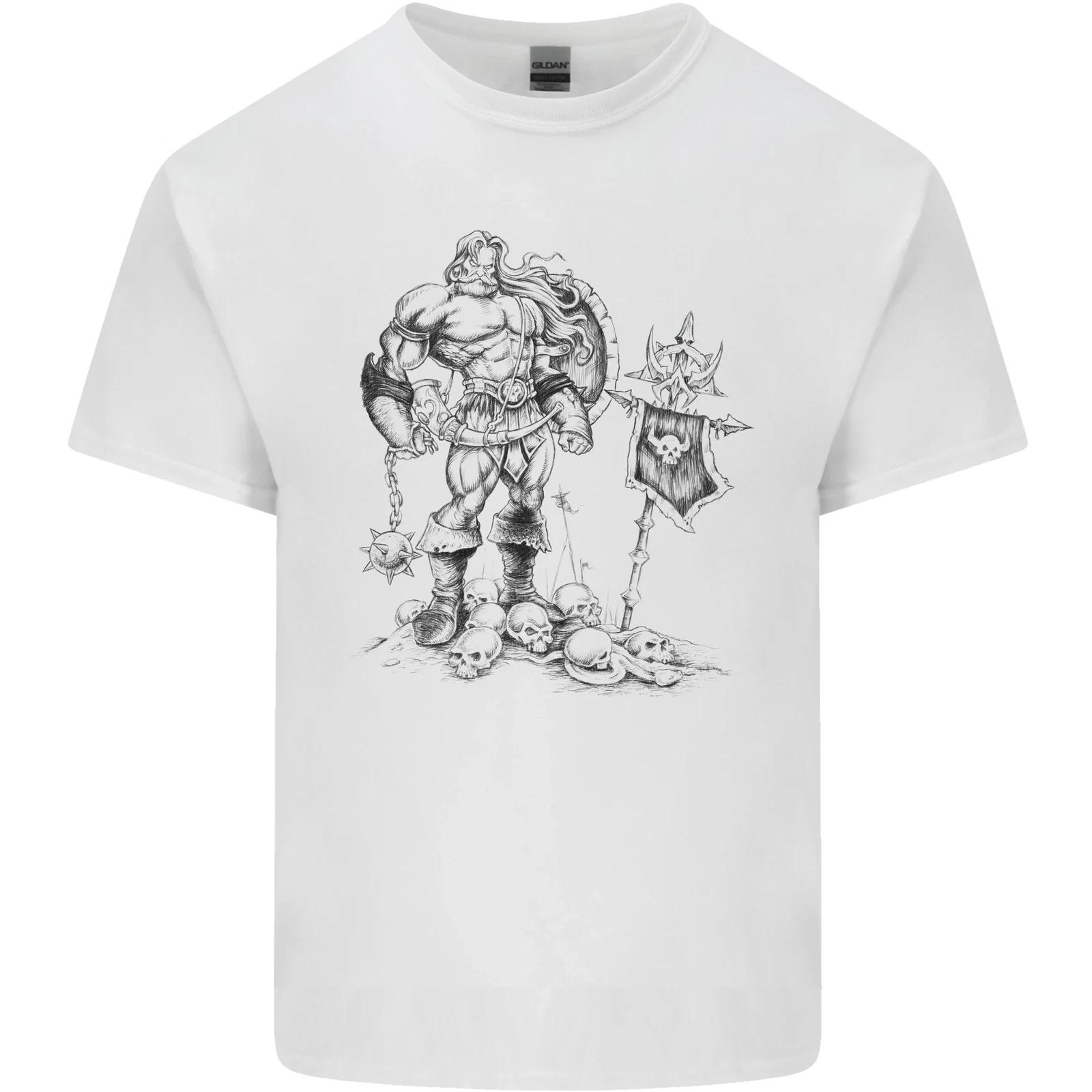 Viking Warrior Skull Thor Odin Valhalla MMA Kids T-Shirt Childrens 2XL