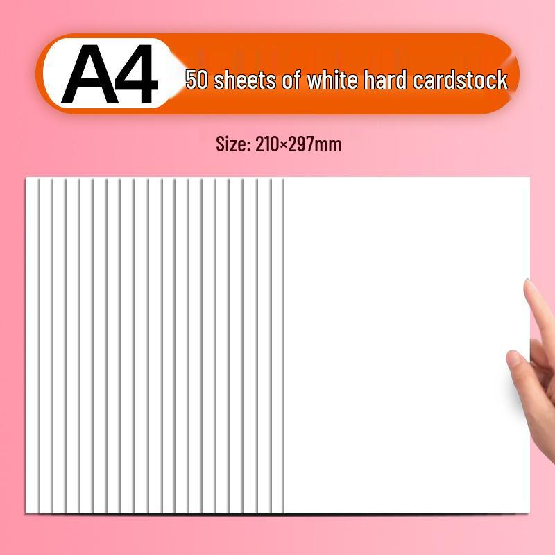 Thickened A4 Children's Handmade Colorful Cardstock for DIY, Painting, and Cutting Activities, 8K Kindergarten Craft Paper