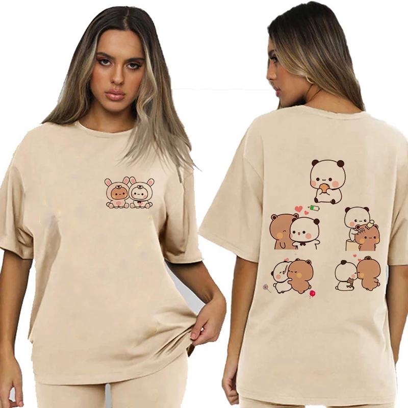 Bubu Dudu Velikost EU Topy Roztomilé tričko Manga Ženy Muži Legrační tričko Grafika Tričko pro volný čas Y2k Streetwear Kreslené gotické oblečení