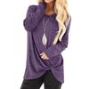 Women Fashion Loose Long Sleeve Casual T-Shirt Blouse Tops