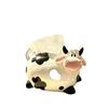 Cute Cow Tissue Box Animal Sculpture Ceramic Tissue Box Crafts Living Room Napkin Storage Container Nordic Home Decoration Art