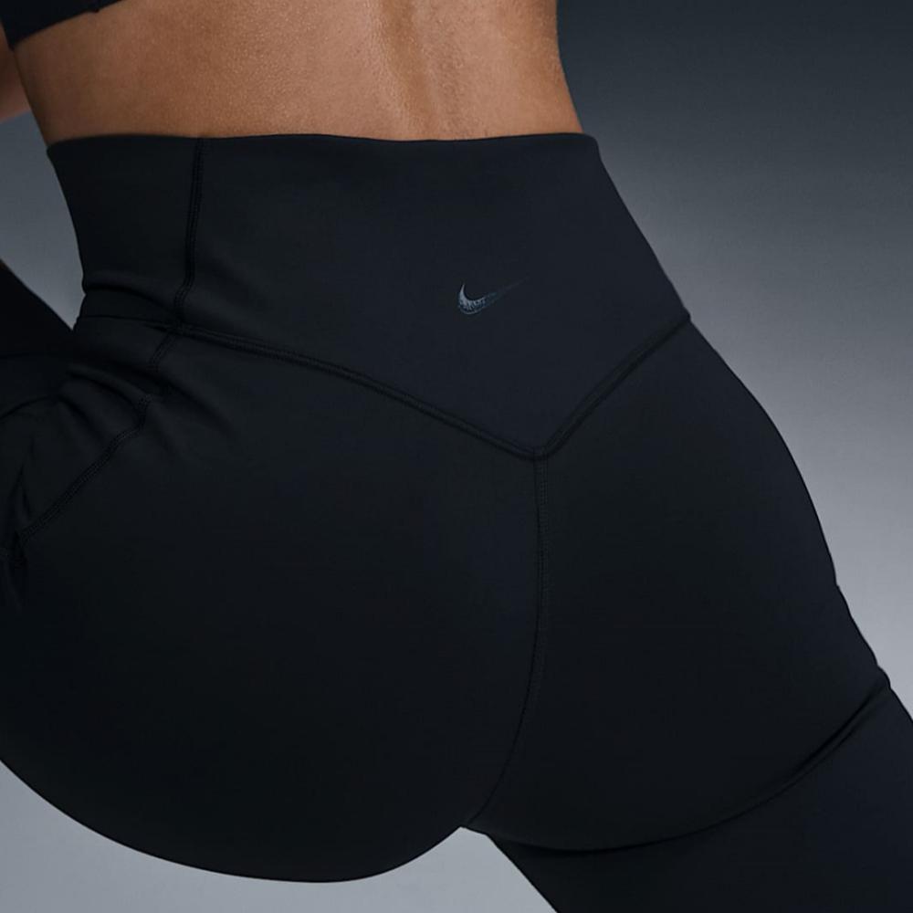 Nike Solid Color Elastic Waist Slim Fit Casual Shorts Women Shorts Black HQ6824010