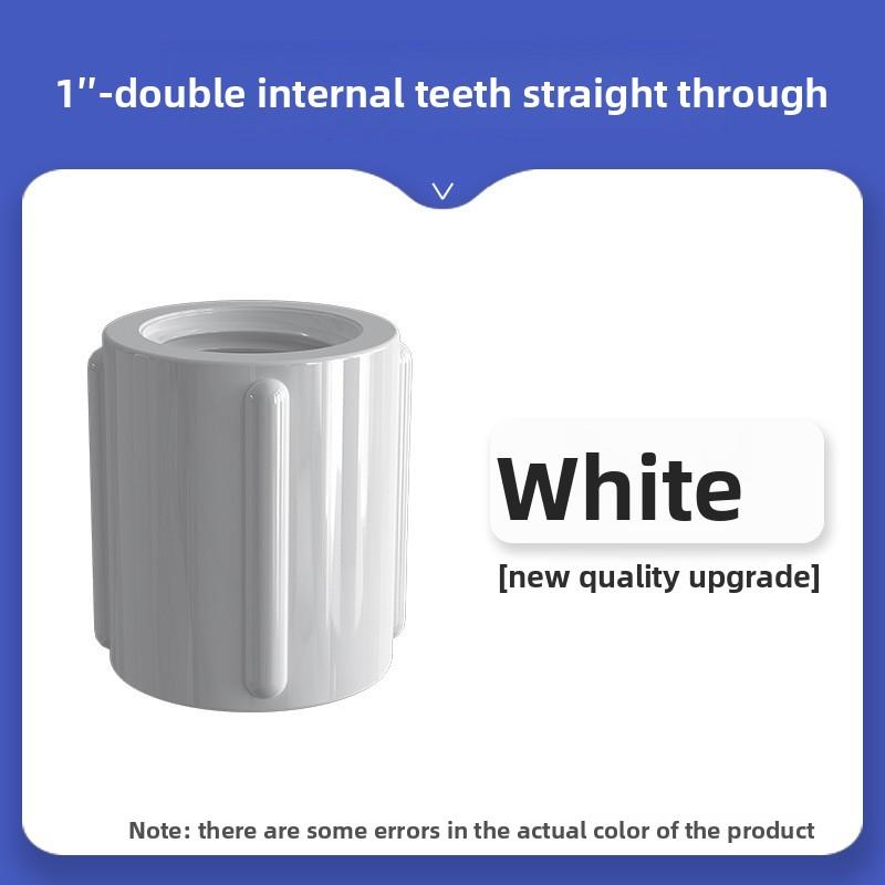 PVC 1/2 3/4 1 Inch Female Thread Connector 20/25/32mm Straight Elbow Tee 3-Way Adapter For Garden Irrigation Aquarium Pipe