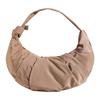 Adidas Originals Trefoil 8L Classic Practical Logo Print Recycled Polyester Horn Bag Cloud Bag Shoulder Bag Large Women Shoulder Bag Warm-Sand KA9272