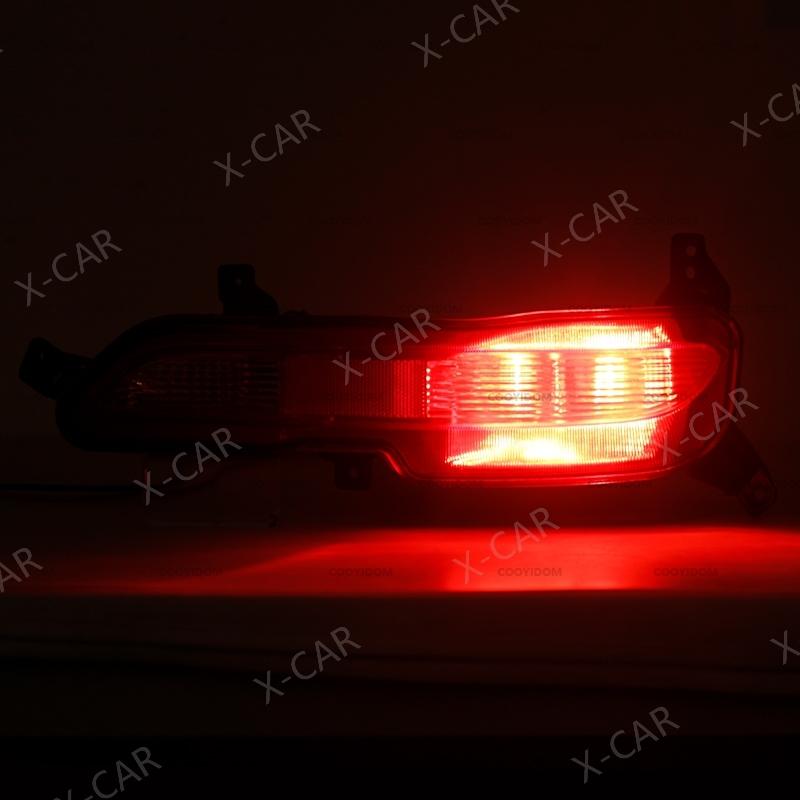 Rear Bumper Reflector Stop Light Tail Brake Fog Lamp For Changan CS75 2018