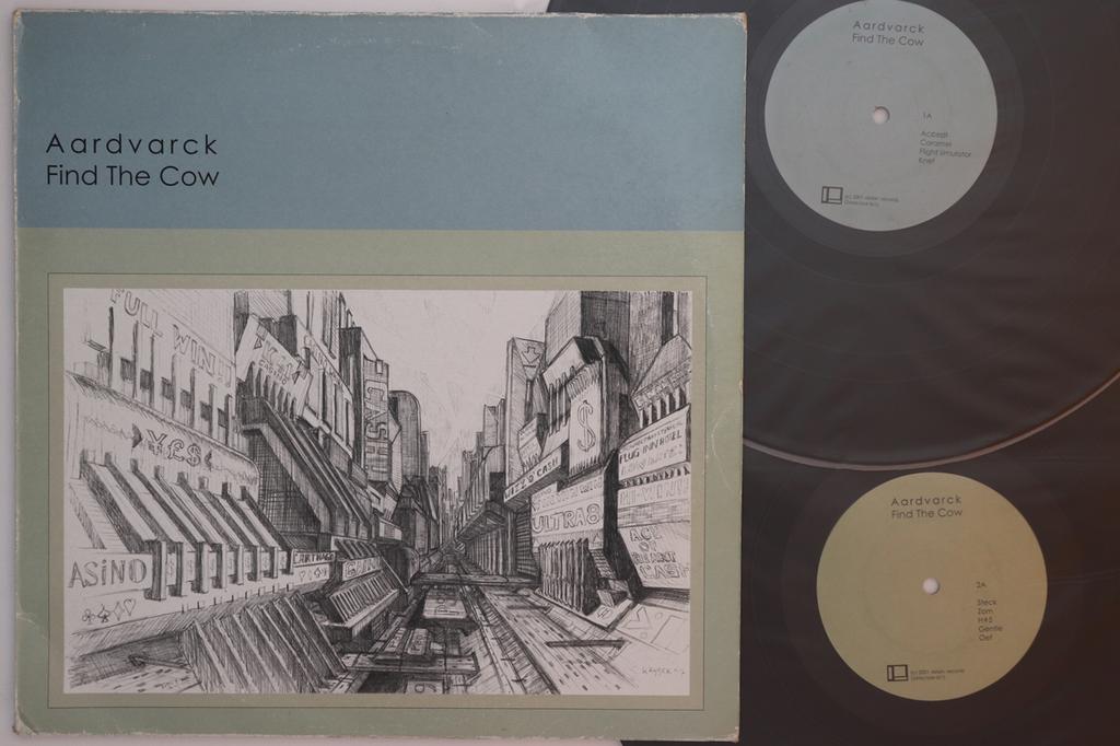LP Record AARDVARCK  Find The Cow 24DSRAARLP1 DELSIN 2002 Netherland Dance  Electronica Used