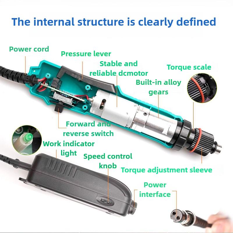 Full/Semi-automatic Electric Screwdriver Industrial Grade Electric Batch Multi-purpose Repair Tools Portable Powerful Tools