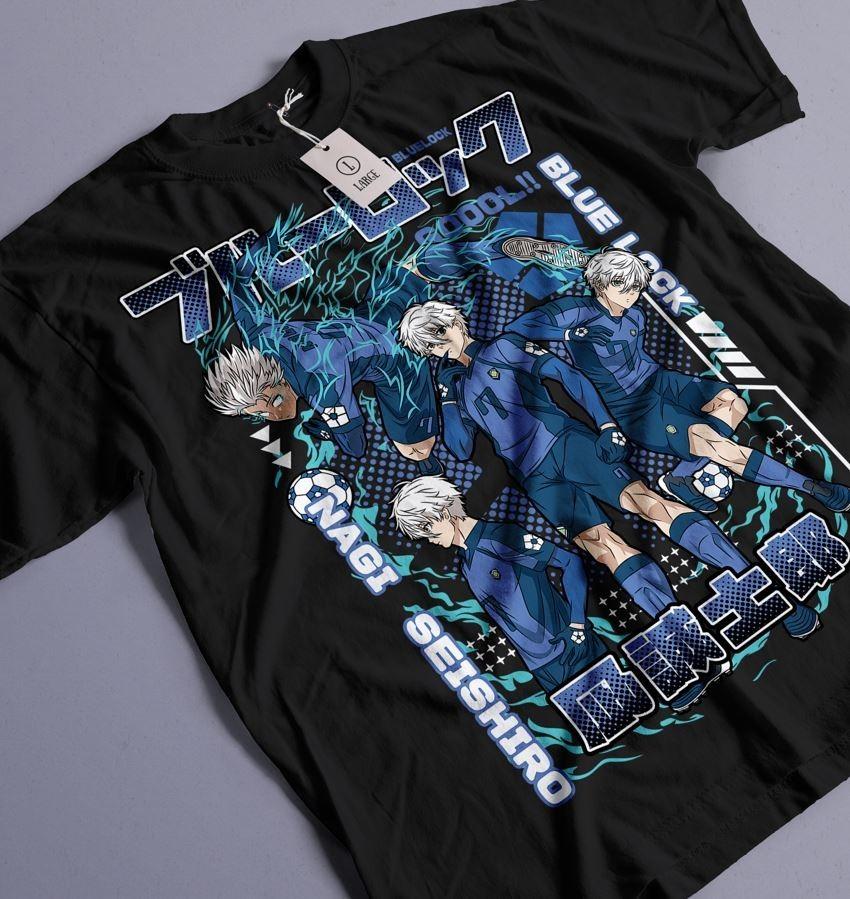 Blue Lock Shirt Isagi Tshirt Rin TShirt Bachira Sport Anime Nagi Barou Ball Tee