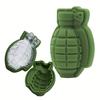 1/5sets Silicone Grenade Ice Cube Mold, 3D Novelty Tray for Whiskey & Cocktails, Easy Pop Out for Home Bar Party Use