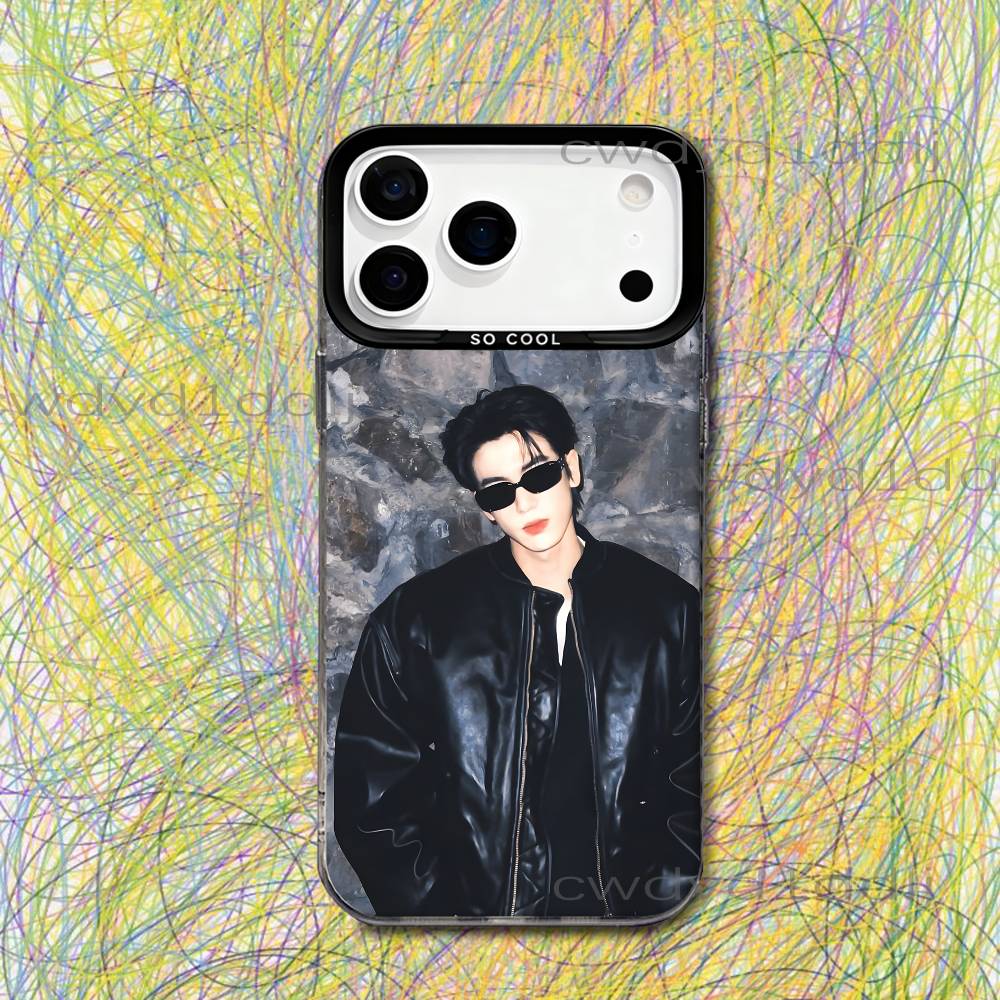 

Zhang Ling He For iPhone 17,16,15,14,13,12,X,8,Pro,Max,Plus,SE4,Air,Mini Black IMD Matte Case iPhone13PROMAX