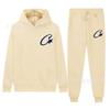 Trendy Corteiz Devil's Island Hoodie Street Hip Hop Sports Pants Casual Versatile Set
