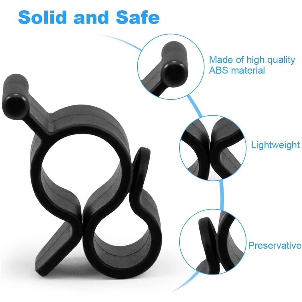 Pipe Strip Hooks, 20 Count, S-shaped RV Hooks, Awning Hooks, Camping Pipe Rail Accessories, Party Light Hooks For RV, Indoor And Outdoor Decorating