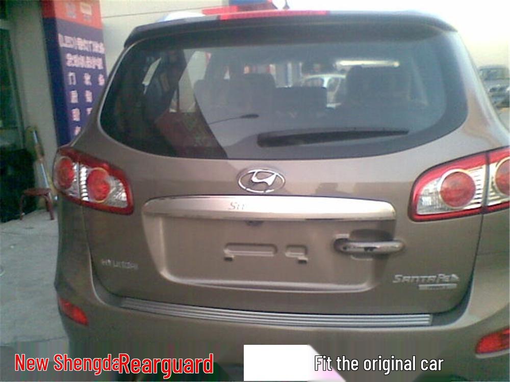 Otai Stainless Steel Rear Bumper Decorative Strip for 10-12 Santa Fe Modification