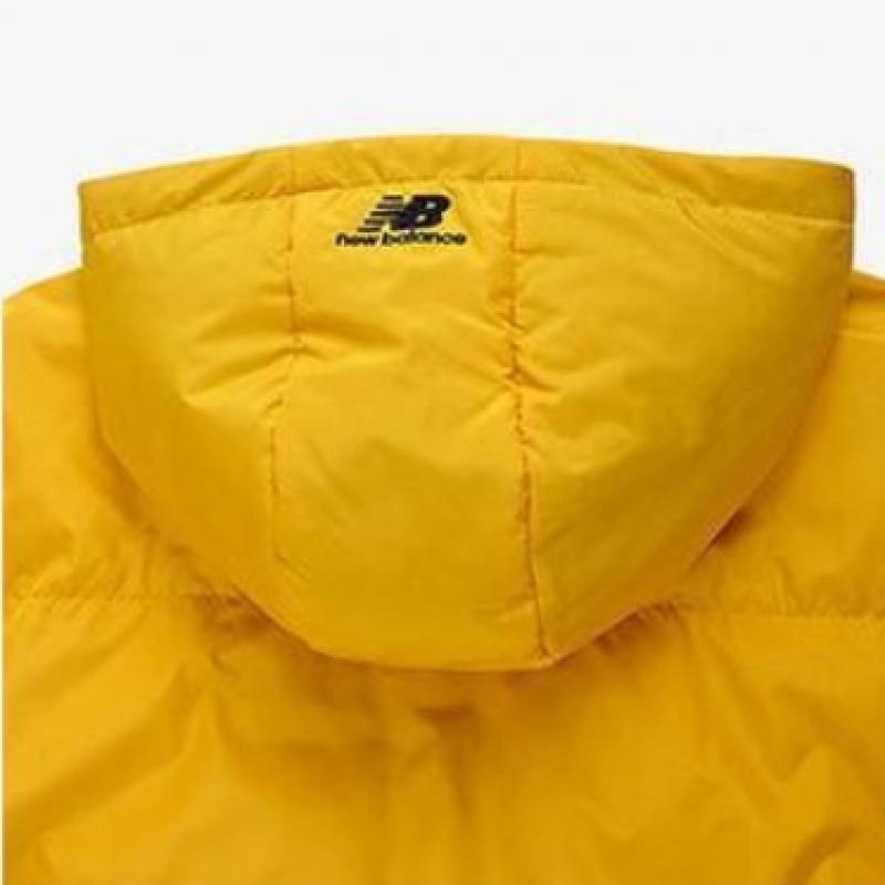 New Balance Unisex Reversible Duck Down Padded Jumper Yellow