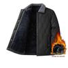 Men's Thickened Velvet Cotton-Padded Winter Jacket for Middle-Aged & Elderly