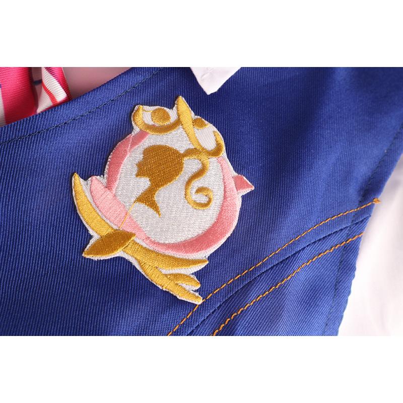 Anime Movie Barbi E Princess Charm School Delancey DE Wen Cosplay Costume Woman Top Skirt Suit Uniform Set Halloween Costumes