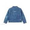 Lee X Basquiat Kollaboration SS24 Bequeme Laserbedruckte Jacke Damenjacken Mittelblau LWT0077586VG00FA05892