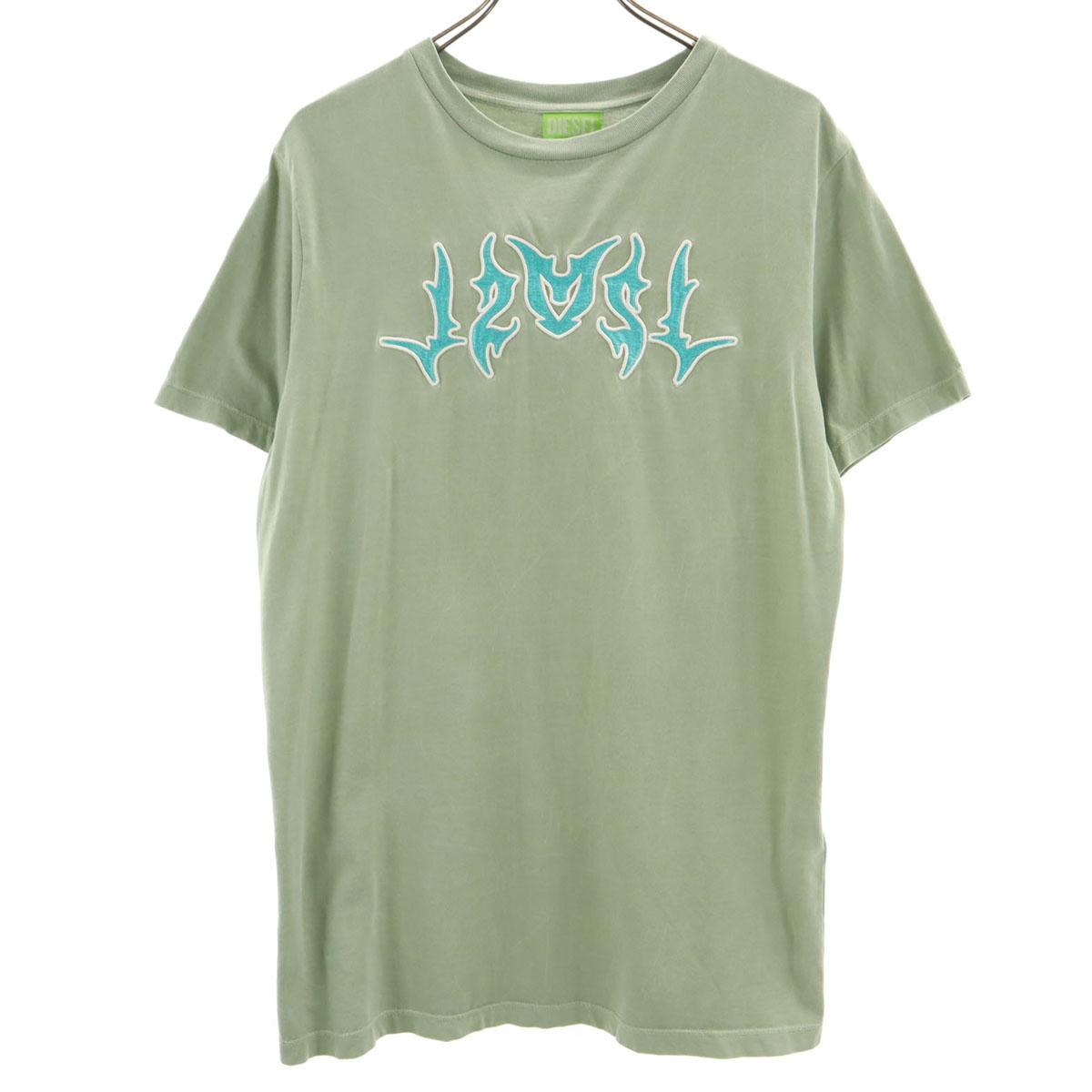 

DIESEL Short sleeve T-shirt S Sage green T-DARIA-A3 Men s Used