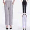 Women's Spring and Spring Cotton Linen Casual Comfortable Pants Fashion White Beige Women's Loose and Straight Trousers