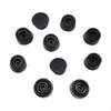 10 Pieces Pool Cue Bottom Cover Lightweight Billiard Protective Pad Rubber Plug for