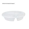Disposable Round Divided Takeaway Container