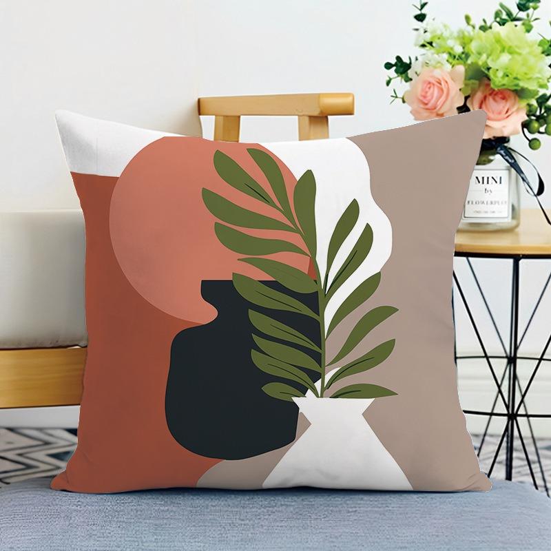 

Декоративная наволочка Morandi Color Matching Print для спальни, гостиной, квадратная подушка, наволочка 40x40cm