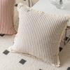 Double Sided Striped Decorative Pillowcase (pillow Core Not Included)