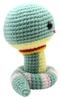 NASKA Amigurumi Kit Jammy the Snake (Medium-Thick Pop Fruits) - Approx. 16.5cm Tall, Design by Miyuki Ichikawa, MI-24