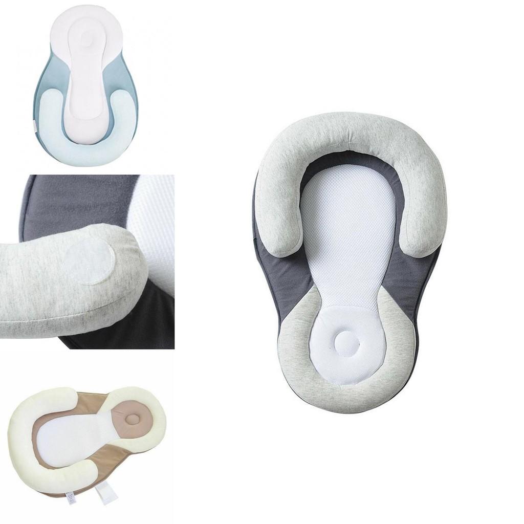 Tvarovací polštářek pro novorozence s designem proti převalování pro podporu spánku kojenců