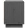 Vidaxl Szafka Pod Telewizor, Szara, 74X35X44 Cm, Lite Drewno Sosnowe