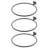 4Pcs Sports Ball Storage Solution Metal Basketball Soccer Display Rack Wall Mounted Ball Holders For Indoors Outdoors
