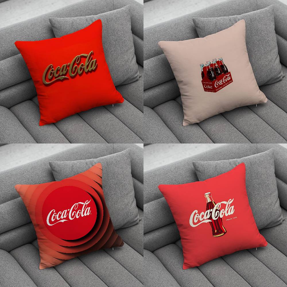 Exquisite Ornaments Unisex C-Cocas-Colas Pillow Case Pillowcase Home Sofa Cushions Car Cushions Pillowcover Office Pillowshell Pillow