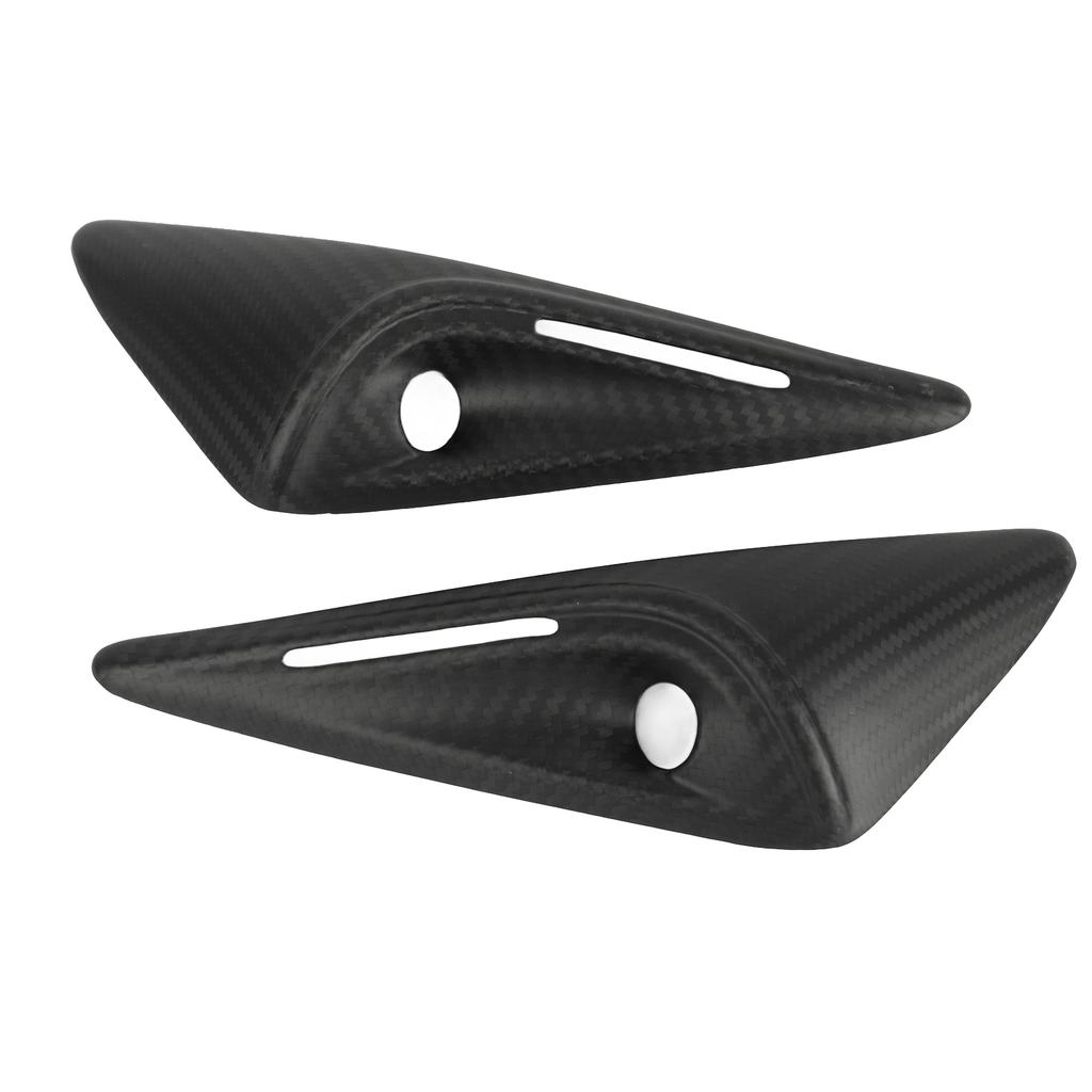 2PCS Side Mudguard Camera Vent Cover Trim Carbon UV Resistant Replacement For 2023+